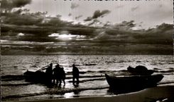 CPA Ostseeheilbad Niendorf Morgenstimmung year der Ostsee Boat