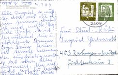 CPA Ostseeheilbad Niendorf Morgenstimmung year der Ostsee Boat