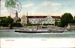 CPA Konstanz Inselhotel Swiss Schweiz Boat