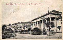 CPA Baden Baden Conversationshaus Musikpavillon Messner Hotel