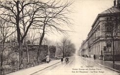 CPA Traves Kaiser Strasse put Rothen Tirm Rue of I Emperor the Red Tower