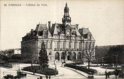 CPA Limoges L Hotel de Ville
