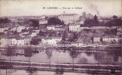 CPA Limoges vista en Sablard