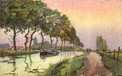 CPA Fantaisie Paysage 