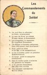 CPA Militaria Fantasy commands of the soldier