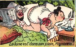 CPA Fantaisie the moon is in its full Nice Humor