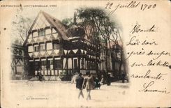 CPA Fantaisie Exposition universelle 1900 Le Danemark Denmark