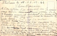 CPA Fantaisie Fleurs Bonne annee