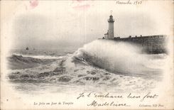 CPA the pier one day of storm Lighthouse Lighthouse