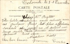 La fantasia de CPA florece Feliz Ano Nuevo