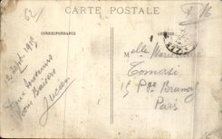 CPA Notre Dame De Lorette actuellement en ruines 