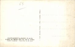 CPA Chateauneuf les Bains Hotel of the meritis in Its nest of Greenery