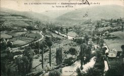 CPA Auvergne Picturesque Chateauneuf les Bains the valley of Sioule