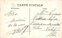 CPA Auvergne Chateauneuf les Bains Panoramic View on the castle and the footbridge on Sioule