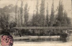 CPA Auvergne chateauneuf La Passerelle