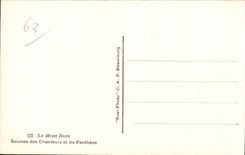 CPSM the Mount Gilds Sources of the singers and the Pantheon