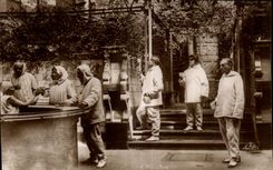 CPSM the Mount Gilds Madeleine Source and baths of feet of the Ladies