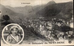 CPA the Mount Gilds Souvenir Folklore Enfant costume