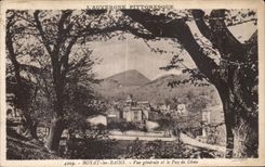 Royat - View and Puy de Dome - CPA