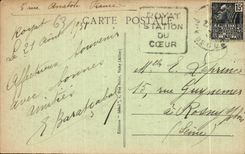 Royat - View and Puy de Dome - CPA