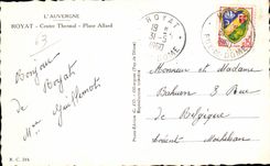 Royat - Power station Thermal - Allard Place - CPA