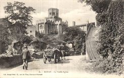 Royat les Bains - the Old Church - CPA