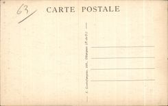 Royat les Bains - Beautiful Cross in lava of Volvic - CPA