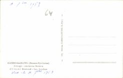 CPA Cambo les Bains (the Low Pyrenees) Arnaga old House Edmond Rostand Gardens