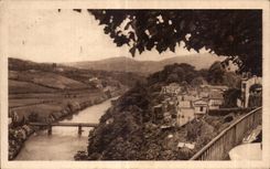 CPA Cambo Les Bains View from above on Nive