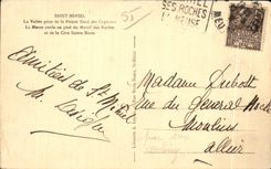 El santo Mihiel de CPA el valle tomado del punto norteno de la espuma de Capucies funciona rocas pled ano de la montana y de la choza