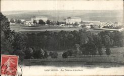 CPA Saint Mihiel the Barracks Militaria Artillery