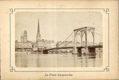 CPA Rouen the Suspended bridge