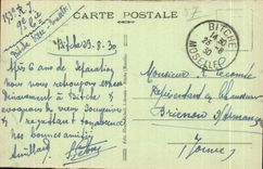 CPA Bitch Camp (the Moselle) View Militaria