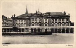 Metz - el teatro - CPA