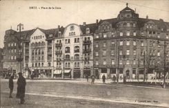 Metz - lugar de la estacion - CPA