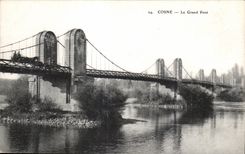 CPA Cosne the Large Bridge