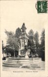 CPA Valenciennes Watteau Monument