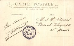 CPA Lille Municipal Theater side Sight of right-hand side