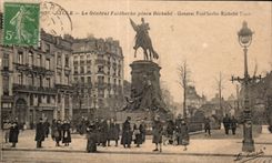 CPA Lille General Faidherbe places Richbe General Faid bleaches on grass Richebe Place
