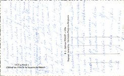 Northern CPA Lille Town hall and the Public garden of Reduie