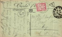 Estatua de CPA Compiegne del arco de Jeanne