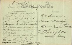 CPA Compiegne el lugar del castillo