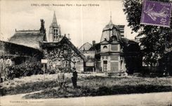 CPA Creil (Oise) Nouveau Parc Vue sur l Entree