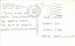 CPA Crepy In Valois (Oise) Castle of Vez (feudal Castle restores Musee)