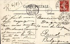 CPA Pierrefonds Le Chateau et I Etang (Cote Ouest)