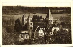 CPA Morienval Notre Dame Church Old church of the Benedictines