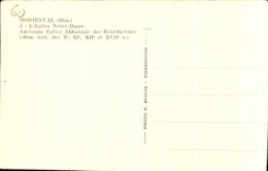 CPA Morienval Notre Dame Church Old church of the Benedictines