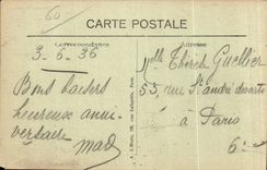 CPA Mortefontaine Entrance of the Castle of Chaalis