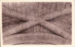 CPA Morienval (Oise) Voule of Deambulatoire first cross warheads Old Abbey church