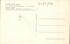 CPA Morienval (Oise) Voule of Deambulatoire first cross warheads Old Abbey church